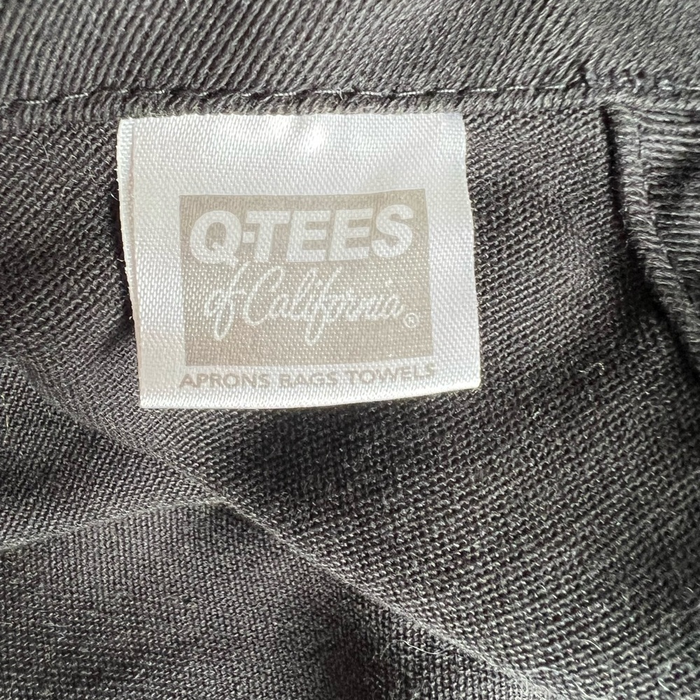 Q-Tees Black Fabric Apron - Picture 2 of 2